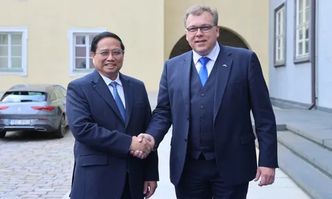 Thủ tướng Phạm Minh Chính hội kiến Chủ tịch Quốc hội Estonia
