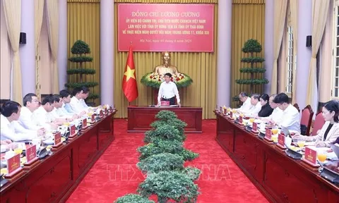 Chủ tịch nước Lương Cường: Hợp nhất Hưng Yên và Thái Bình là lựa chọn có tính đột phá