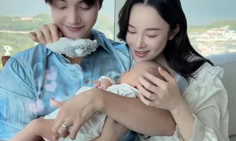 Sinh con đầu lòng, nữ diễn viên lấy chồng Hàn Quốc khoe thuê 11 giúp việc chăm cả mẹ và bé