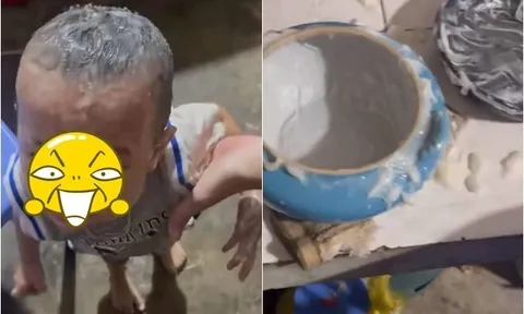 Mới nửa tháng, khối nghỉ hè đã khiến bố mẹ "thở oxi" kêu cứu vì 1001 kiếp nạn: Hết tắm bùn đến lấy mỡ lợn bôi đầu