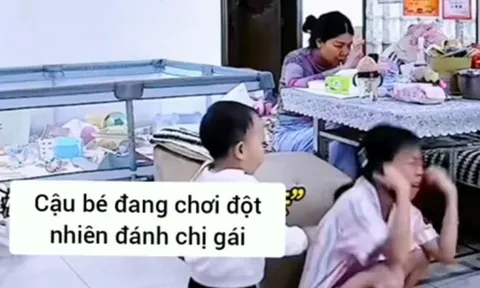 Hai chị em đánh nhau, mẹ phản ứng "khác biệt" nhưng được khen thông minh, nhiều người vội vào học hỏi