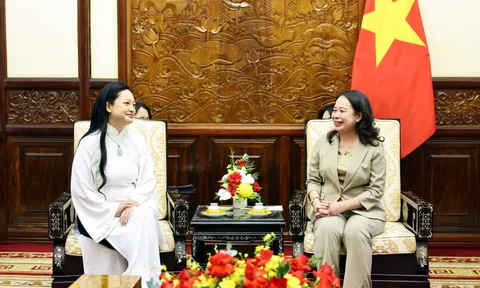 Phó Chủ tịch nước tiếp nữ phi hành gia gốc Việt đầu tiên bay vào không gian