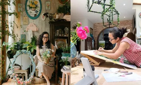 Mẹ 3 con xây căn studio làm việc theo phong cách đồng quê Châu Âu, đẹp thơ mộng như vườn cổ tích giữa lòng Sài Gòn