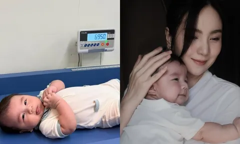 Con trai Mai Ngọc phát triển chiều cao gấp đôi tiêu chuẩn, bác sĩ ngạc nhiên phải đo lại 2 lần
