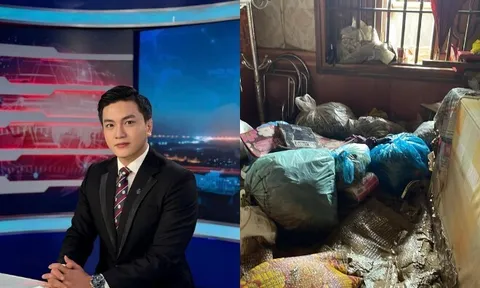 Nam MC xót xa cảnh nhà tan hoang sau trận lụt ở Nghệ An: "Chiếc tivi mới tặng mẹ cũng bị lũ cuốn đi mất rồi"