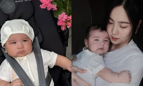 MC Mai Ngọc nuôi con kỷ luật, bé Panda 3 tháng tuổi mới được mẹ cho ra ngoài hít khí trời