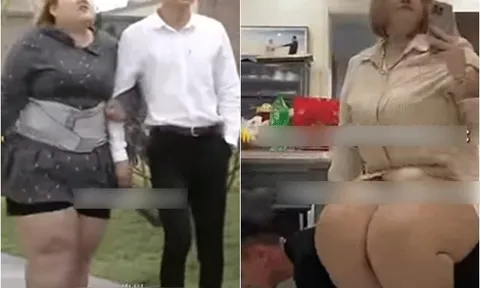 Ông chồng bế vợ nặng 240kg sau sinh khiến dân tình trầm trồ