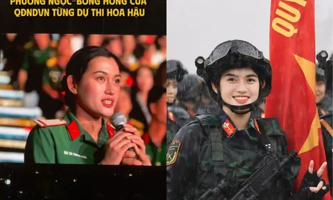 Nữ MC là Hạ sĩ hiếm hoi tham gia diễu binh 2/9: Từng thi Hoa hậu Việt Nam, viết đơn tình nguyện nhập ngũ
