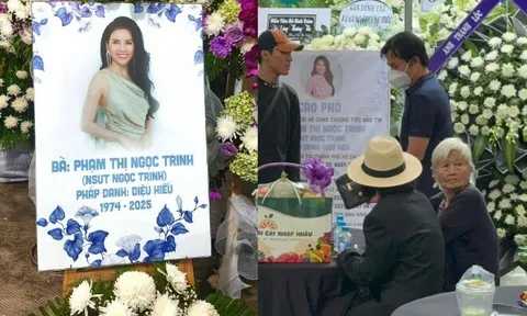 Đám tang diễn viên Ngọc Trinh "Mùi ngò gai": NSƯT Công Ninh khóc nức nở tiễn biệt người cũ, từng có chuyện tình đẹp suốt 10 năm