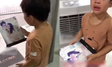 "Sao bố lại ngoại tình, chụp ảnh cưới với người phụ nữ khác?", câu hỏi của con trai khiến bố bật cười khi biết lý do