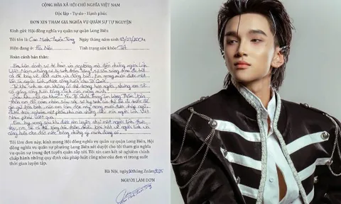 Ca sĩ Gen Z viết đơn tình nguyện nhập ngũ: Từng bí ẩn với chiếc mặt nạ Hoàng Tử Drill, là sao nhí đình đám một thời