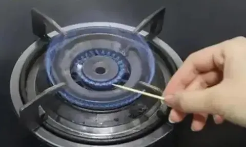 Trên bếp gas có một “cơ quan nhỏ”, dùng tăm khều nhẹ là tiết kiệm được vài trăm tiền gas mỗi năm