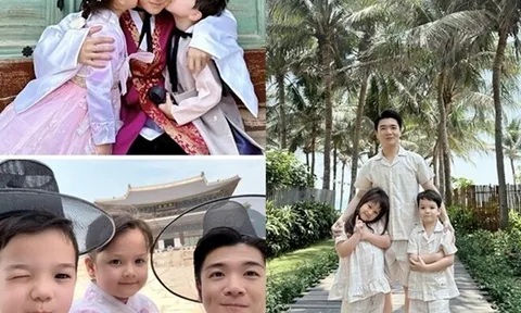 Sao Việt 24h: Cháu đích tôn của Bầu Hiển làm được động tác điệu nghệ, Đỗ Mỹ Linh nhìn sang con gái mình mà "ghen tị"