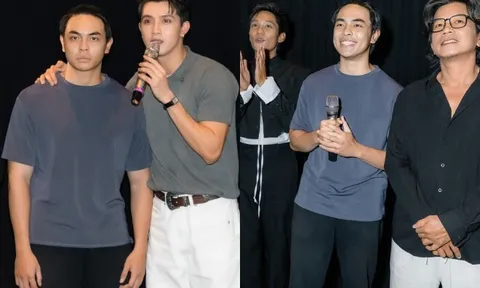 Con trai Thái Hòa tự chạy xe máy ra về sau sự kiện, Cát Phượng cảm ơn khán giả đã yêu thương quý tử