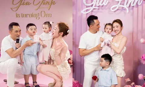 Vợ trẻ Chi Bảo "tiết kiệm chi phí' khi làm tiệc sinh nhật cho con gái, đặt tên tiếng Anh để ái nữ học trường quốc tế