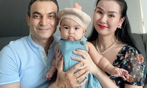 Có bầu với doanh nhân Ấn Độ, Võ Hạ Trâm sướng cười suốt cả ngày, em bé chào đời quá đáng yêu
