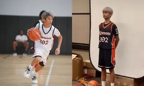 Con sao Việt trên sân bóng rổ: Quý tử của Lệ Quyên sang Mỹ thi đấu, ái nữ nhà Quyền Linh đúng chuẩn nữ thần