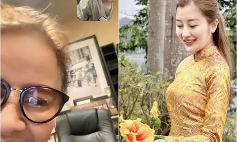 Vợ trẻ kém 17 tuổi của Bằng Kiều không biết cắm hoa, được mẹ chồng gọi video hướng dẫn từng chút một