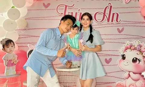 Diễn viên Kha Ly: "Vợ chồng tôi tiếc nuối khi chưa kịp chụp bộ ảnh Trung thu cho con gái"