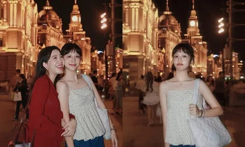 Sao Việt 24h: MC Diệp Chi cùng con gái đến Thượng Hải, ái nữ 13 tuổi dáng chuẩn như người mẫu, nhìn như em gái của mẹ