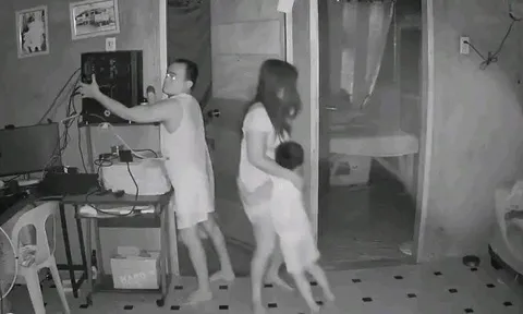 Trích xuất hình ảnh một gia đình khi nhận tin bão đến, hành động "tẩu tán tài sản" của cặp vợ chồng khiến cõi mạng bùng nổ bình luận