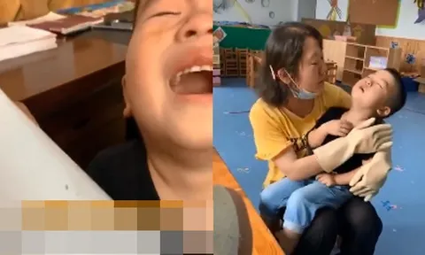Bé trai 5 tuổi khóc ngất ở trường, nguyên nhân từ bức tranh cô giáo vẽ