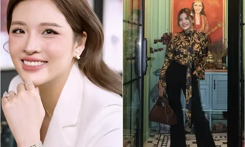 Hoa hậu kiêm BTV xinh đẹp cắm hoa bắp cải rực rỡ cả góc nhà không ngờ khiến nhiều người trầm trồ