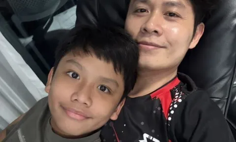 Chứng kiến hành động của con trai 12 tuổi vào lúc 3 giờ sáng, bố đơn thân Nguyễn Văn Chung vừa mừng vừa lo