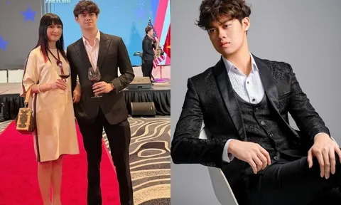 Con trai "nữ hoàng ảnh lịch" Hiền Mai được bầu làm Chủ tịch ở Mỹ, là nam thần điển trai cao hơn 1m8