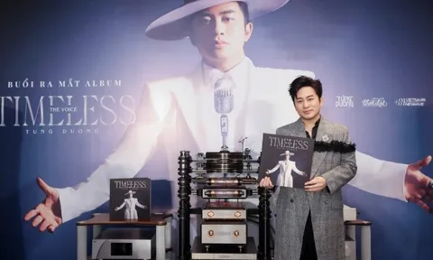 Tùng Dương ra mắt đĩa than "The Voice - Timeless", tuyên bố AI không thể là linh hồn của âm nhạc