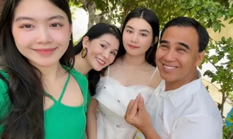 Quyền Linh chiều con gái, 56 tuổi "hóa thú" nhảy dễ thương cùng ái nữ, bà xã chẳng ngại mà còn vào khen nịnh