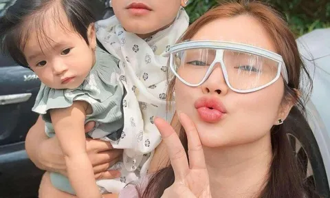 Châu Khải Phong nhất quyết mặc màu hồng đi đón ái nữ tan học, từ ngày công khai với Thanh Trúc liền lộ "bản chất"