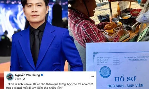 Nguyễn Văn Chung làm tân sinh viên ở tuổi 42, được cô bán bánh mì động viên "Học giỏi đi làm kiếm cho nhiều tiền!"