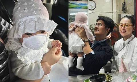 Sao Việt 24h: Ngô Thanh Vân - Huy Trần hiếm hoi khoe nửa gương mặt của con gái, bé Gạo có đôi mắt giống hệt mẹ