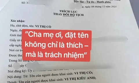 Mẹ Lạng Sơn đặt tên con gái là Vi Thị Cò, nhân viên tư pháp khéo sửa thành cái tên vừa lạ vừa hay