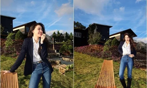 Một Hoa hậu Việt trẻ tuổi "chuyển khẩu" về Đà Lạt, có cơ ngơi đầy hoa cỏ và hồ cá đẹp như tiên cảnh