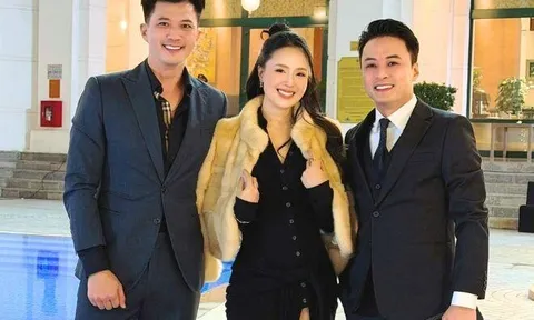 Hồng Diễm gặp "người yêu cũ" và "chồng" tại đám cưới đồng nghiệp, quá khứ phải cưa gót giày đứng với Hồng Đăng