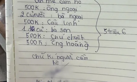 Mẹ Việt khóc mếu khi con 12 tuổi gửi tiền lì xì mua vàng, chỉ gần 6 triệu nhưng bắt mẹ phải ký tên