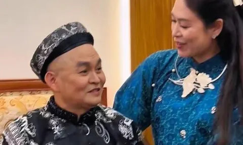 "Con gái" Xuân Hinh vui sướng khi nhận lì xì: Từng nghỉ diễn 20 năm sau vai "để đời", được chồng chiều hết mực