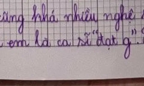 Con gái Cindy Lư viết bài văn vỏn vẹn 6 dòng tả bố dượng, Đạt G đọc xong liền xúc động: “Ba nợ tụi con”