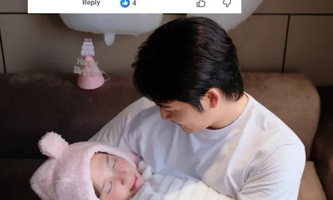 Đình Tú công bố ảnh "em bé sơ sinh" gần 46kg đúng sinh nhật Ngọc Huyền, hẹn Quỳnh Nga sớm làm thông gia