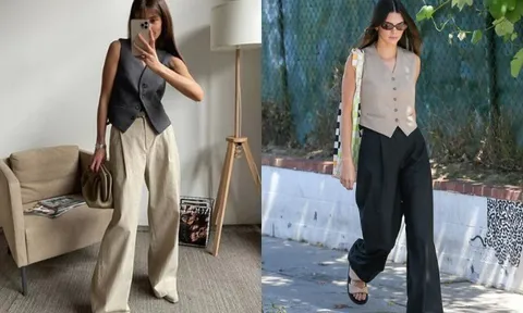 Tưởng cầu kỳ, phụ nữ Pháp diện quần ống suông luôn "chanh sả" nhờ có 4 kiểu áo này