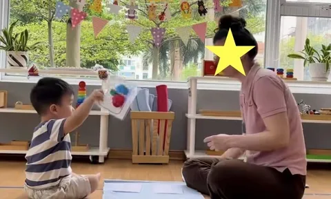 Học mầm non 3 tháng học phí 57 triệu, con trai Quang Hải và vợ Chu Thanh Huyền 21 tháng tuổi nói tiếng Anh rất tốt