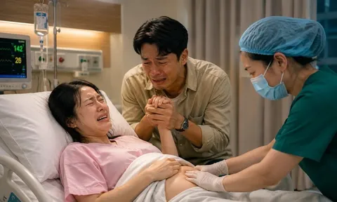 Ly hôn 1 tháng thì biết có thai, lúc tôi sinh chồng cũ bỗng xuất hiện, nói câu khiến tất cả sững sờ