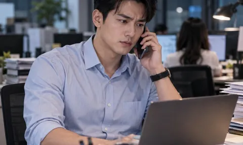 Tăng ca 12 giờ đêm mới về nhà, tôi lên giường ngủ, sáng ra bủn rủn chân tay khi thấy người bên gối