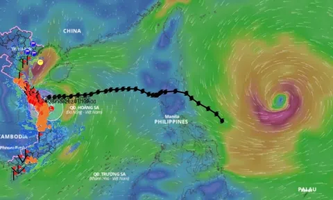 Tin mới nhất về cơn bão ngoài khơi vùng biển Philippines, có khả năng tiếp cận biển Đông