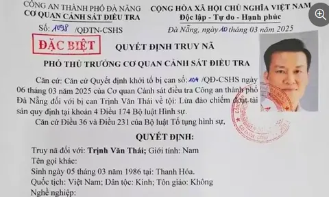 Truy nã đặc biệt Trịnh Văn Thái trong đường dây của Phó Đức Nam Mr. Pips
