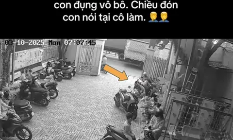 Con đi học về chân bị bỏng rộp, mẹ đi kiện nhưng "câm nín" khi thấy cô giáo gửi camera giám sát
