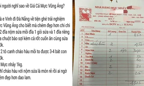 Chủ quán mực nhảy Vũng Áng trần tình khi bị khách nói "chém đẹp hơn dao lam"