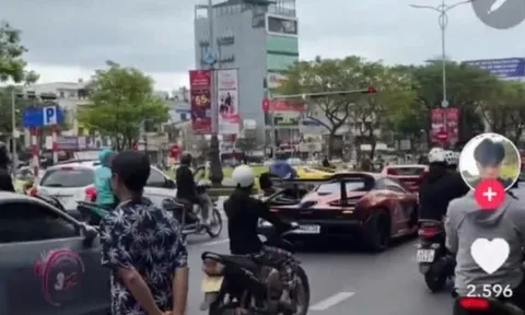 Ai là chủ nhân của dàn siêu xe ngang nhiên vượt đèn đỏ ở Đà Nẵng?